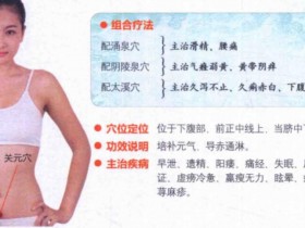 关元穴的准确位置图与作用