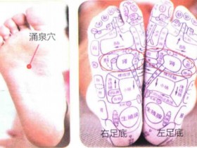涌泉的准确位置图图解,穴位定位,功效作用