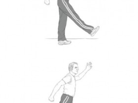 甩腿扭膝改善老慢支