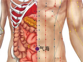 气海的准确位置图,气海穴的功效与作用