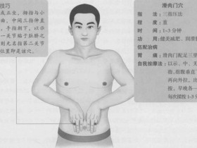 滑肉门的准确位置图,滑肉门穴的功效与作用