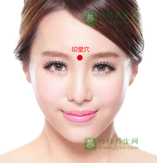 印堂穴位位置图