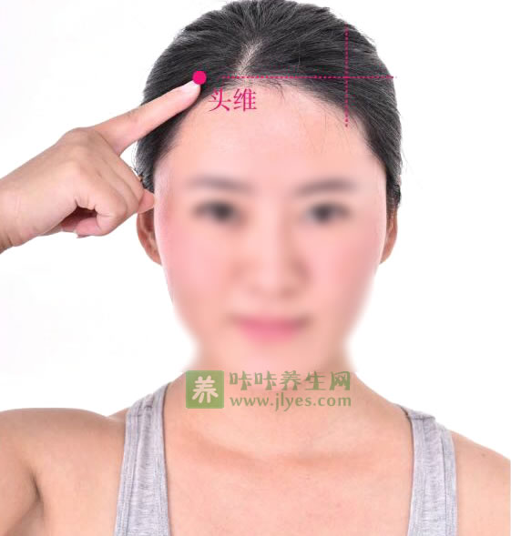 头维穴位位置图