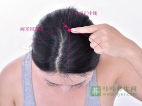 百会穴的准确位置图,艾灸按摩百会穴的作用与功效