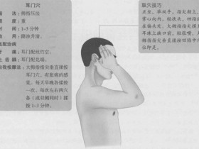 耳门的准确位置图,耳门穴的功效与作用