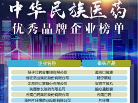 双蚁药业复方感冒灵颗粒再次荣登中华民族医药优秀品牌企业榜单