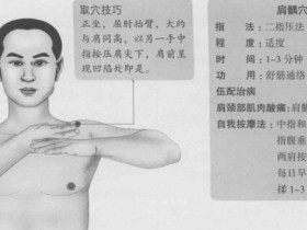 肩髃的准确位置图,肩髃穴的功效与作用