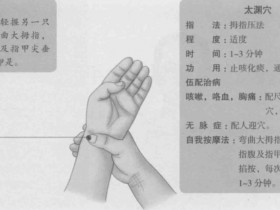 太渊的准确位置图,太渊穴的功效与作用