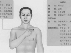 中府的准确位置图,中府穴的功效与作用