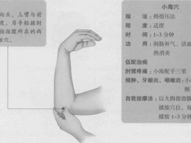 小海的准确位置图,小海穴的功效与作用