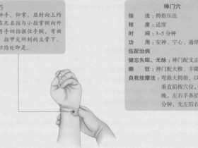 神门的准确位置图,神门穴的功效与作用