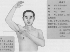 极泉的准确位置图,极泉穴的功效与作用