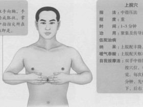 上脘的准确位置图,上脘穴的功效与作用