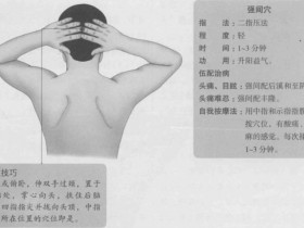 强间的准确位置图,强间穴的功效与作用