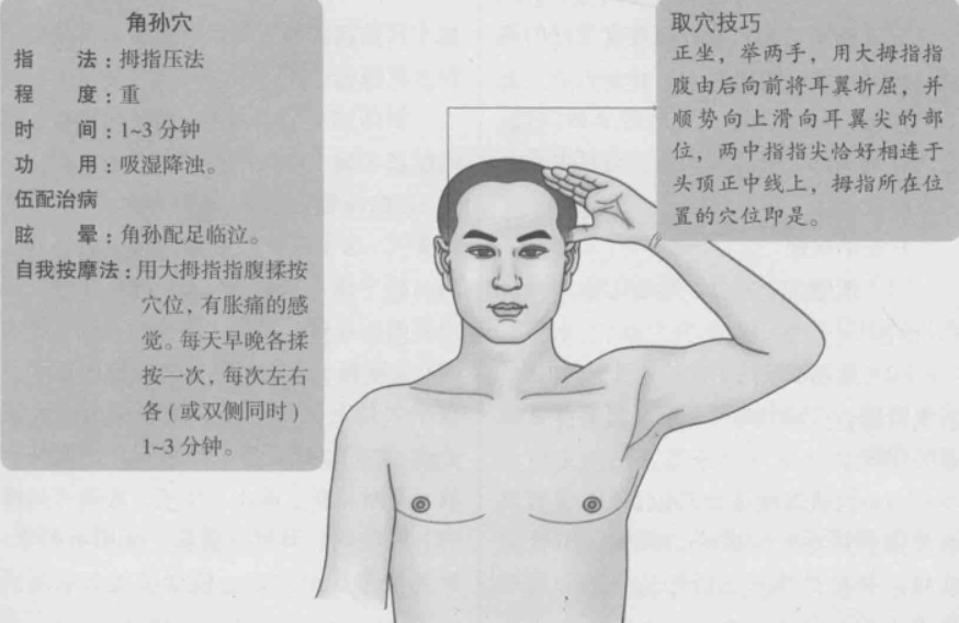 角孙的准确位置图