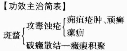 斑蝥的功效与作用