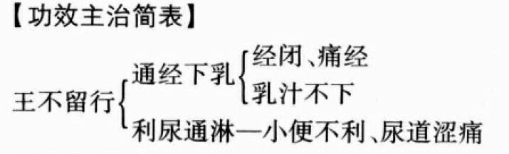 王不留行的功效与作用