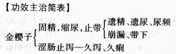 金樱子的功效与作用