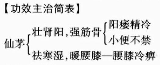 仙茅的功效与作用