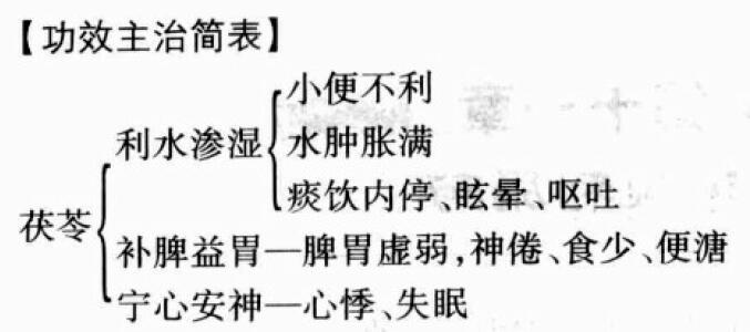 茯苓的功效与作用