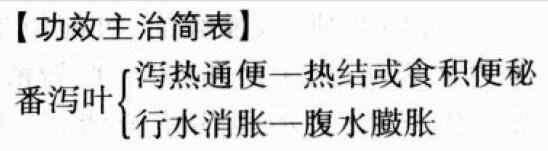 番泻叶的功效与作用