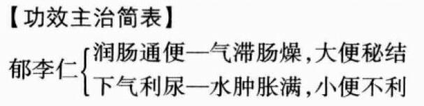 郁李仁的功效与作用