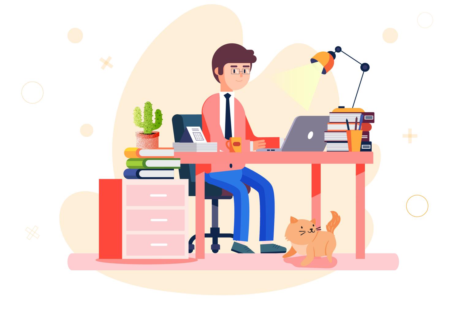 摄图网_400129433_商务办公矢量插图（非企业商用）