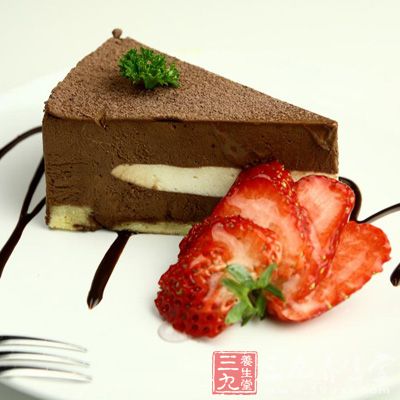 鸡蛋果慕斯蛋糕