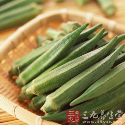 黄秋葵为低能量食物，是很好的减肥食物