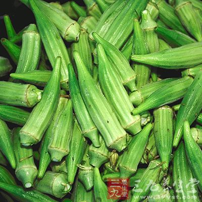 秋葵带有黏液，这也是它保健功能所在