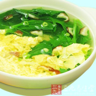 艾叶杜仲鸡蛋汤