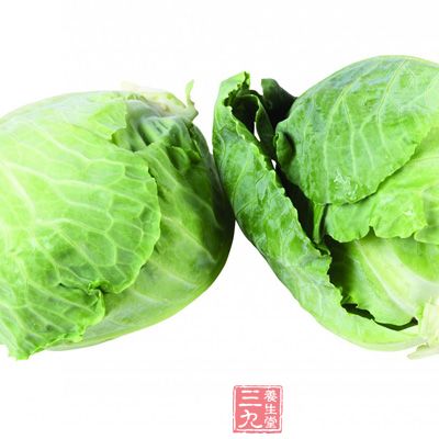 圆白菜有杀菌、消炎的作用