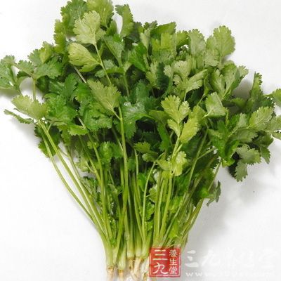 香菜有美容的作用