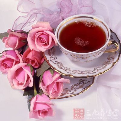 玫瑰美容茶具有清热消火