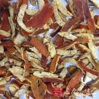 陈皮是成熟的桔皮经晒干或晾干制成