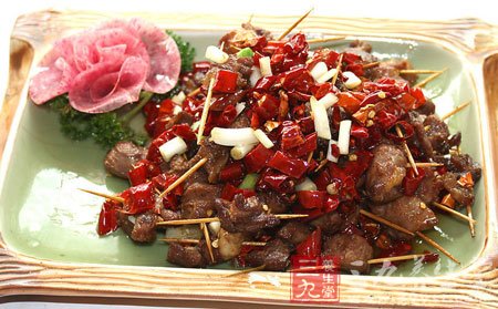 牙签羊肉