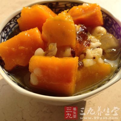 雪莲子南瓜羹的做法