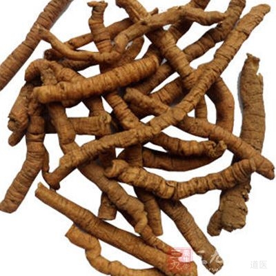 远志呈圆柱形，略弯曲，长3～15cm，直径0.3～0.8cm