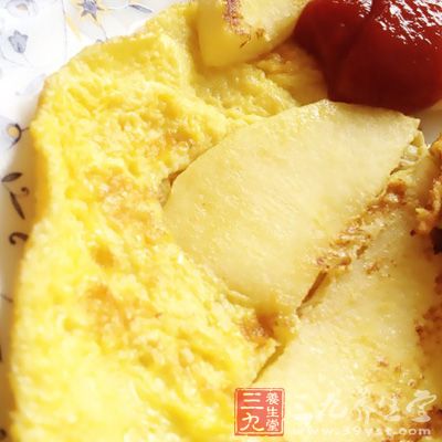 苹果减肥食谱之苹果蛋饼的做法