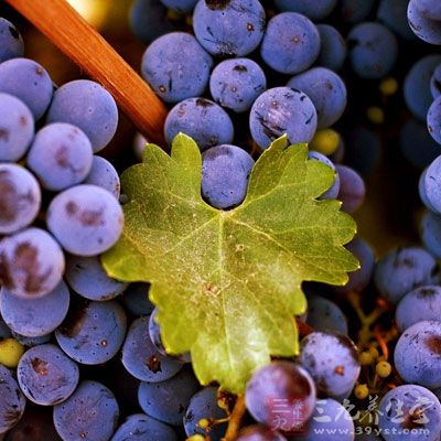 葡萄单独榨汁备用;将蜂蜜和牛奶加温水调匀