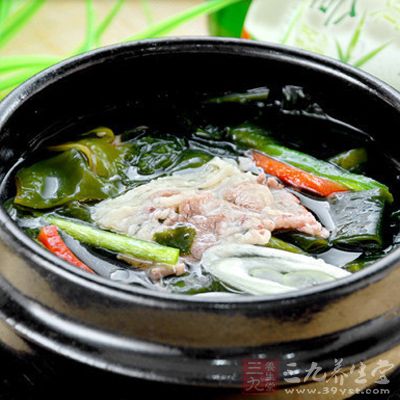 海带牛肉汤