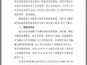 新型冠状病毒感染的肺炎诊疗方案（试行第四版）