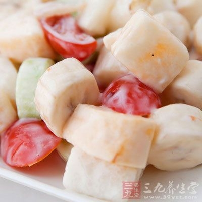 可以加上水果沙拉1份