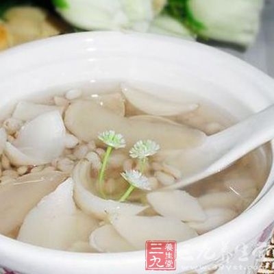  百合粥润肺止汗、适用於肺热汗多