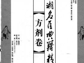 《湖湘名医典籍精华·方剂卷》