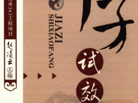 《甲子试效方》