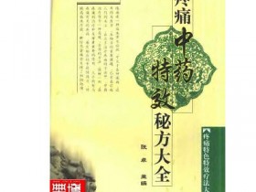《疼痛中药特效秘方大全》
