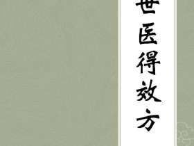 《世医得效方》