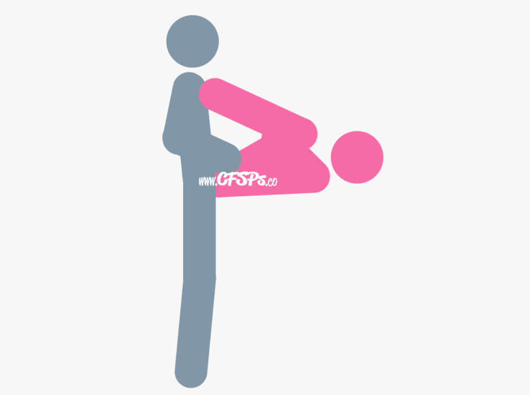 一人躺，一人站