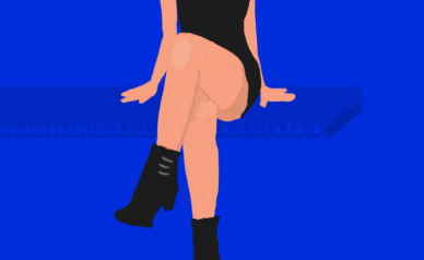 女生动动腿就能快乐